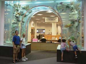 Entrance to the youth library, Sarasota, Florida